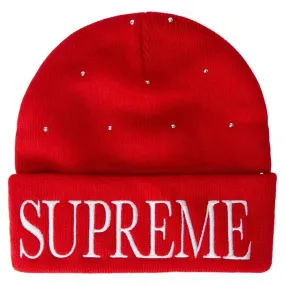 Supreme Studded Beanie Red