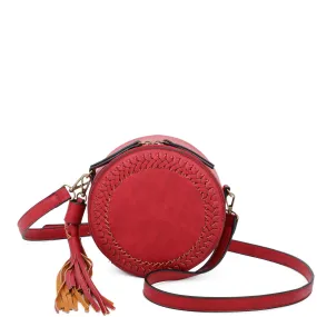 Suzie Round Crossbody - Red