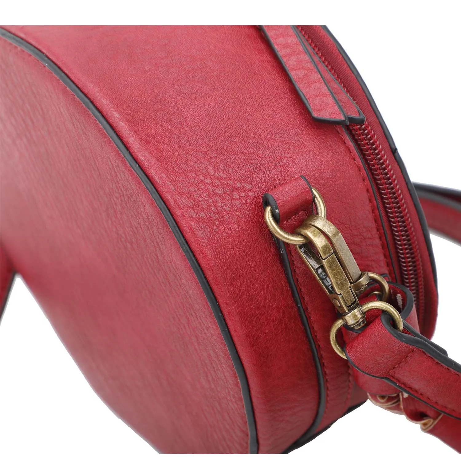 Suzie Round Crossbody - Red