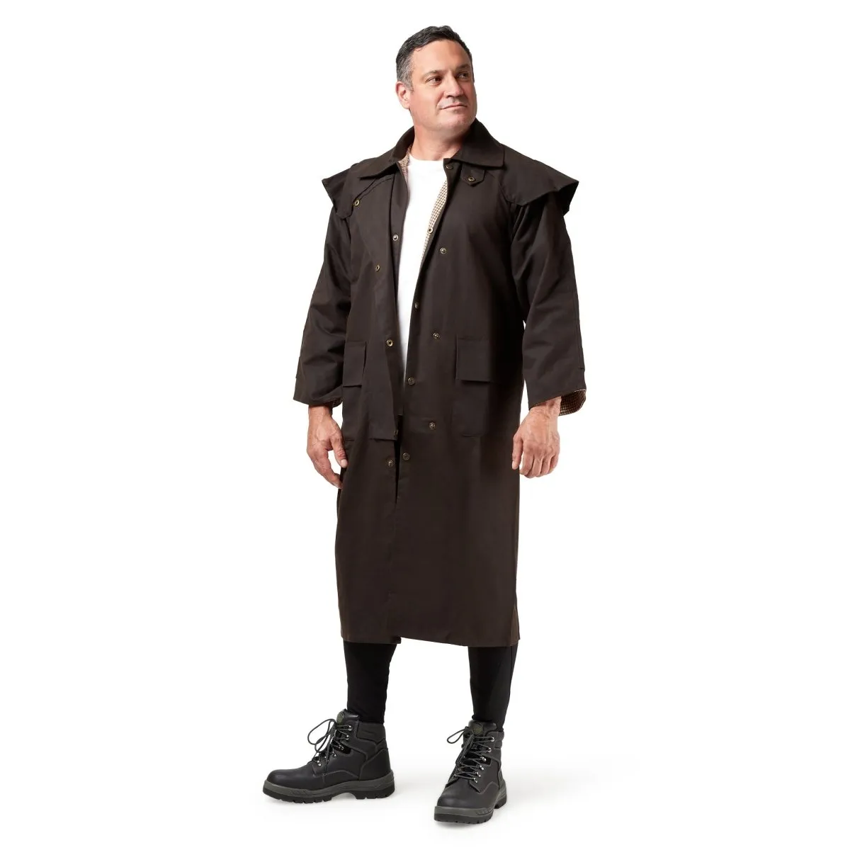 Syd Hill Oilskin Full Length Coat