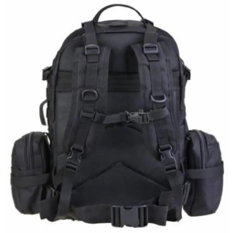 Tactical Backpack with 3 Detachable Molle Bags CF-75 BLACK