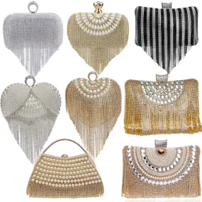 TEEK - Variety of Tassel Bejeweled Evening Bags