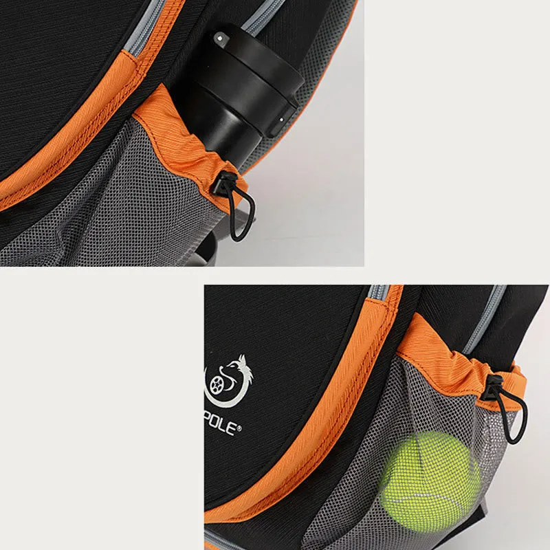 Tennis Racket Bag with Shoes Multi-pocket Bag Waterproof Durable Tennis Sports Backpack