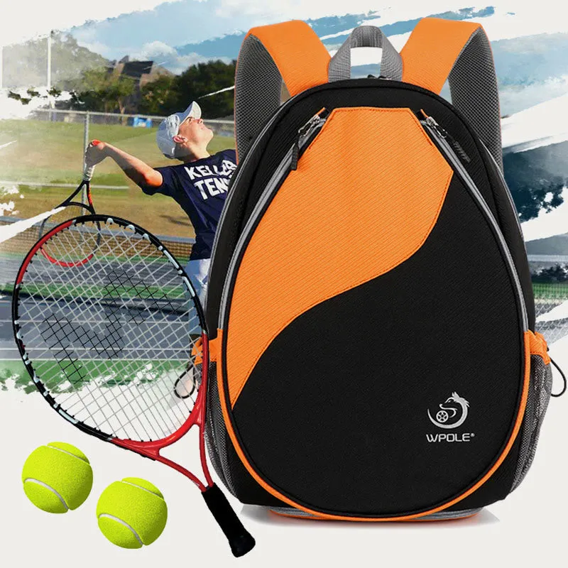 Tennis Racket Bag with Shoes Multi-pocket Bag Waterproof Durable Tennis Sports Backpack