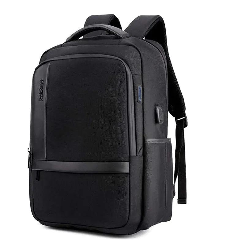 THE CLOWNFISH Arctic Hunter Laptop Backpack - Water Resistant, USB Port | 29L | Black