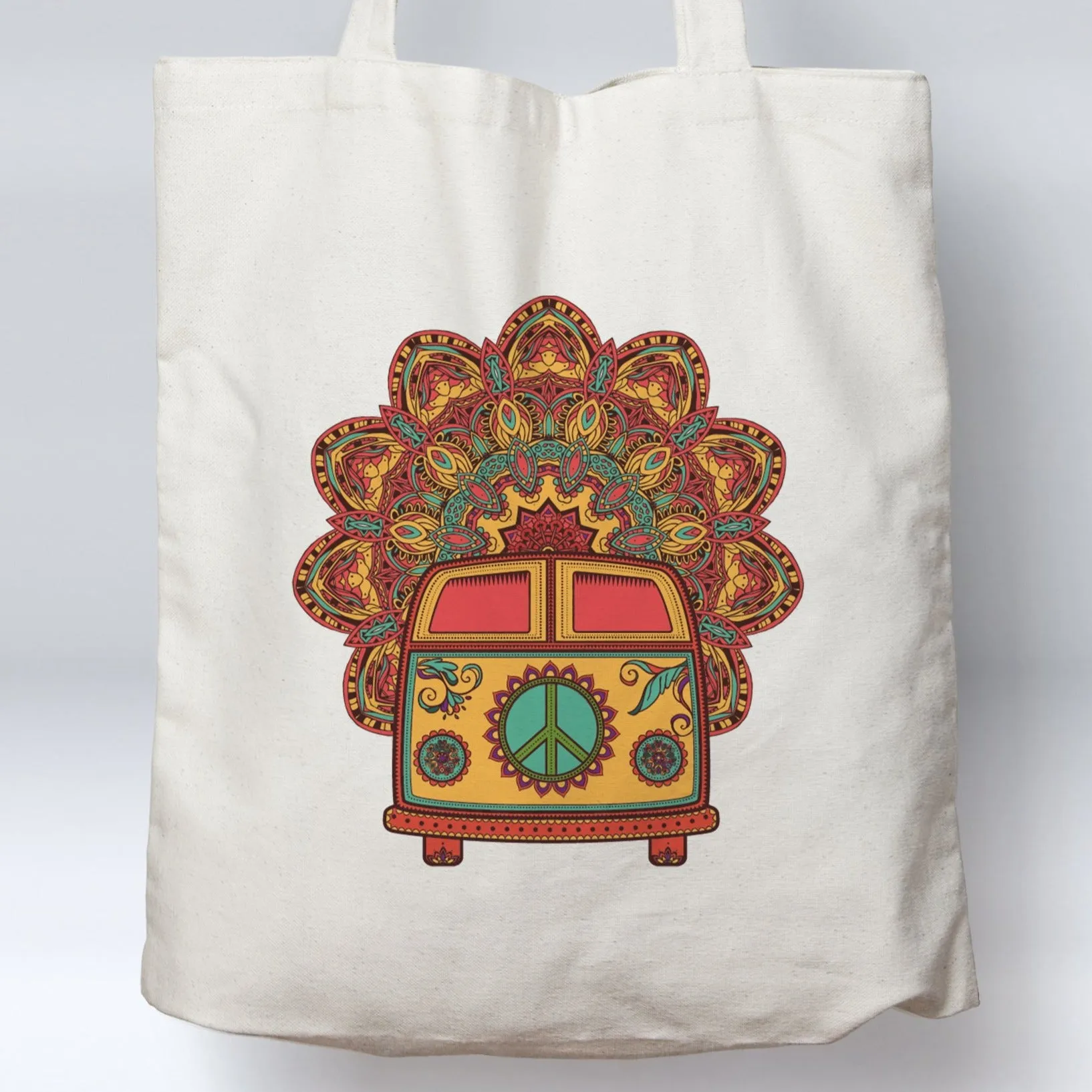 The Happy Bus Beach Tote