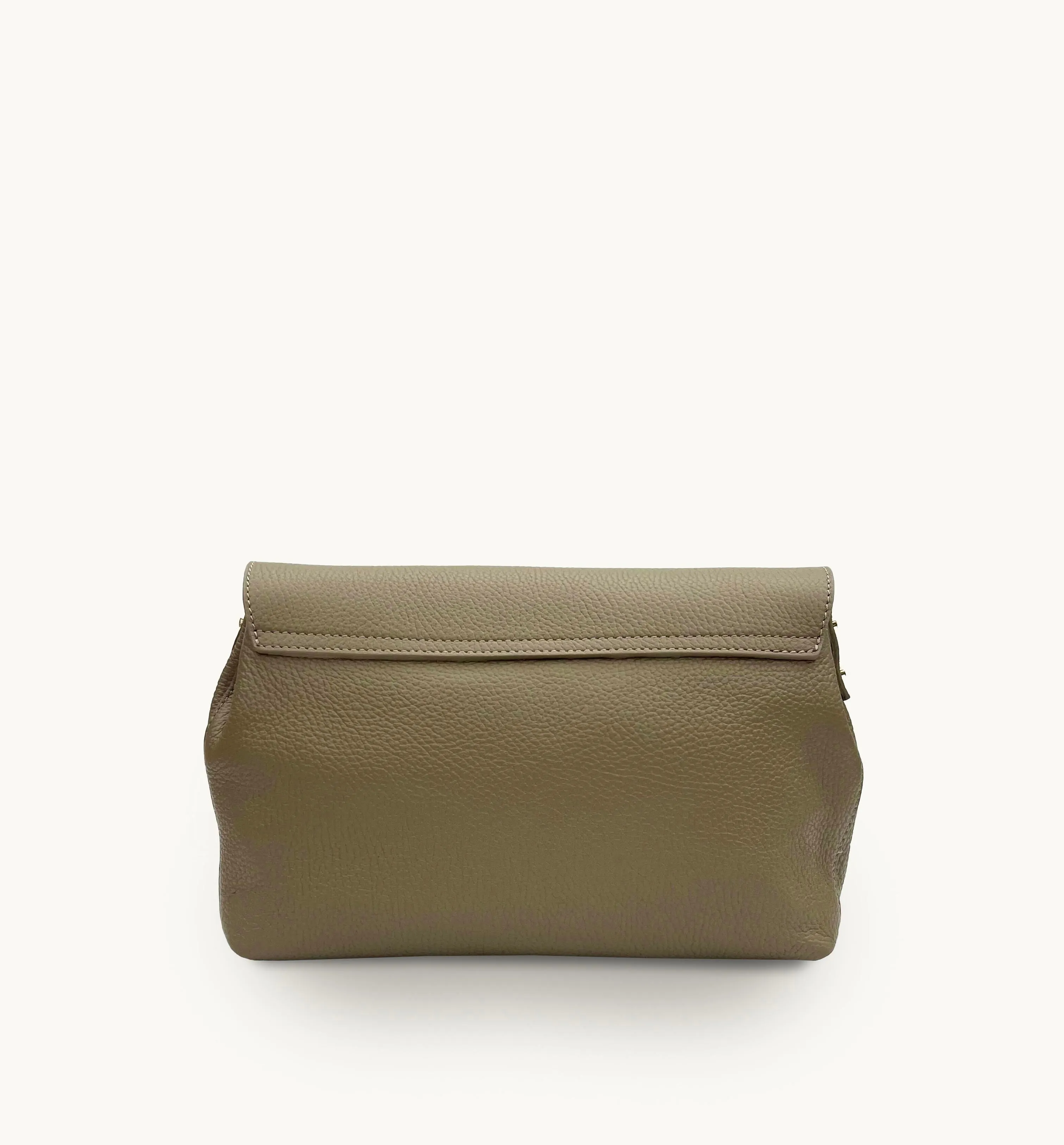 The Maddie Maxi Mushroom Leather Bag