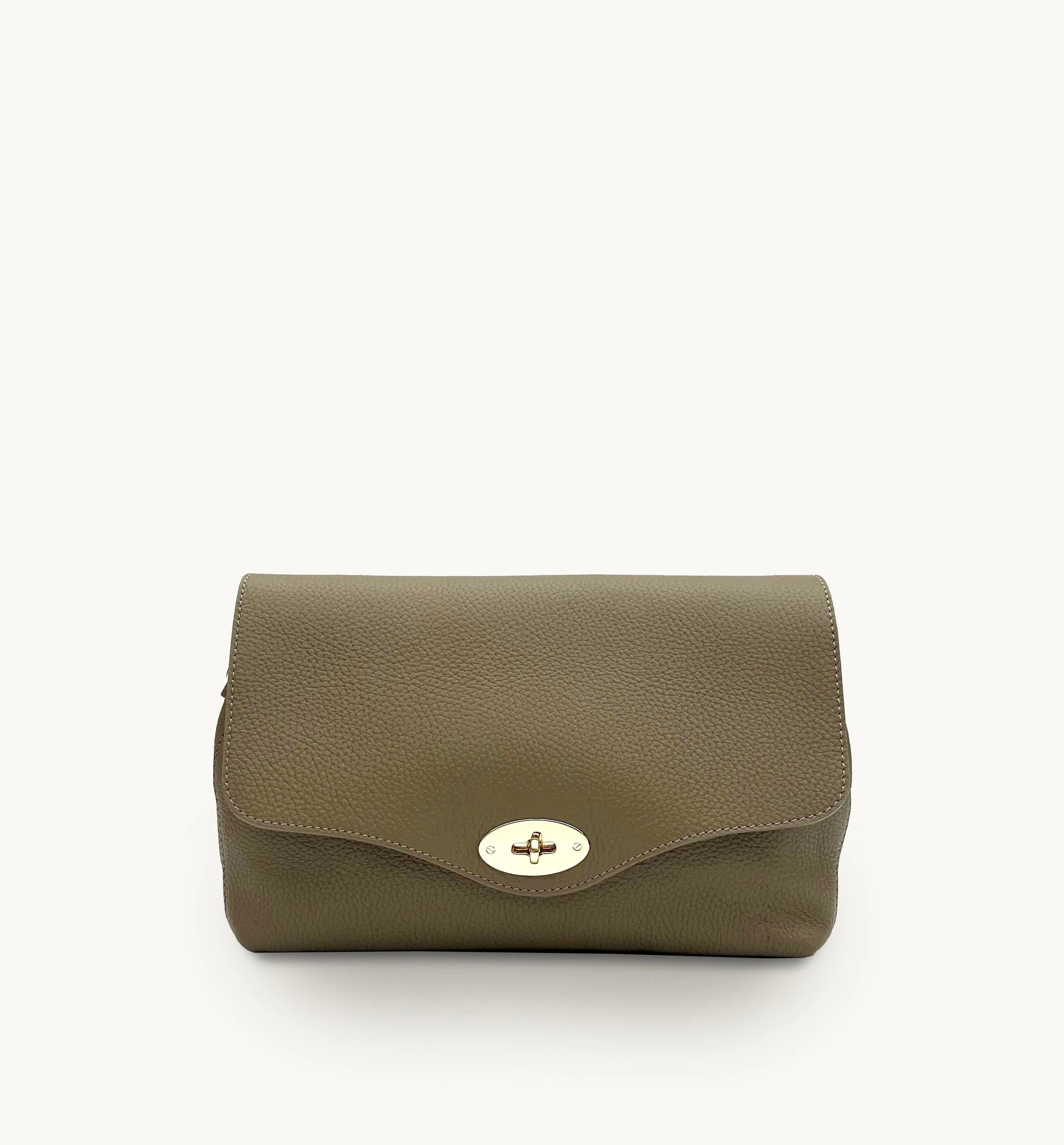 The Maddie Maxi Mushroom Leather Bag