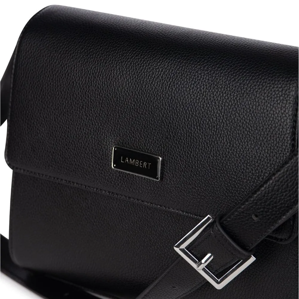 The Marlene - 3-in-1 Black Vegan Leather Handbag