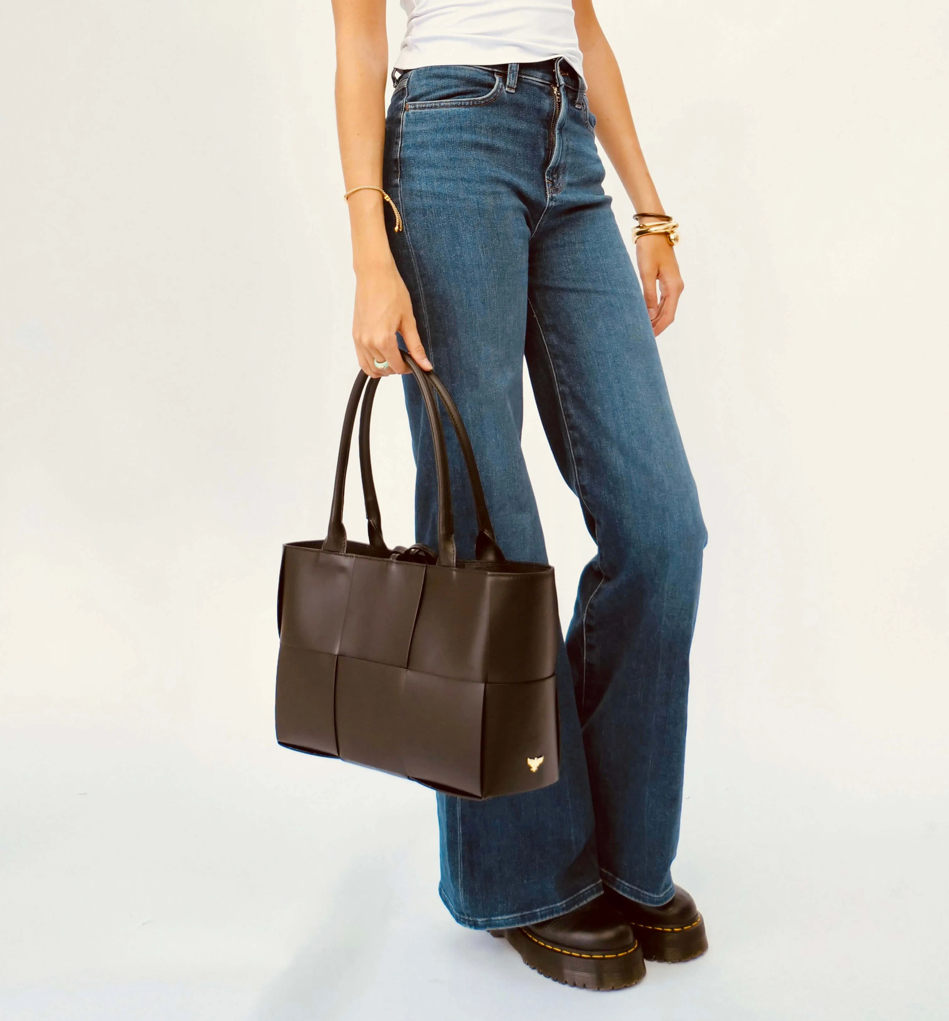 The Tori Port Leather Tote