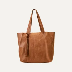 Tote Bag | Cognac Leather "Austin Tote"