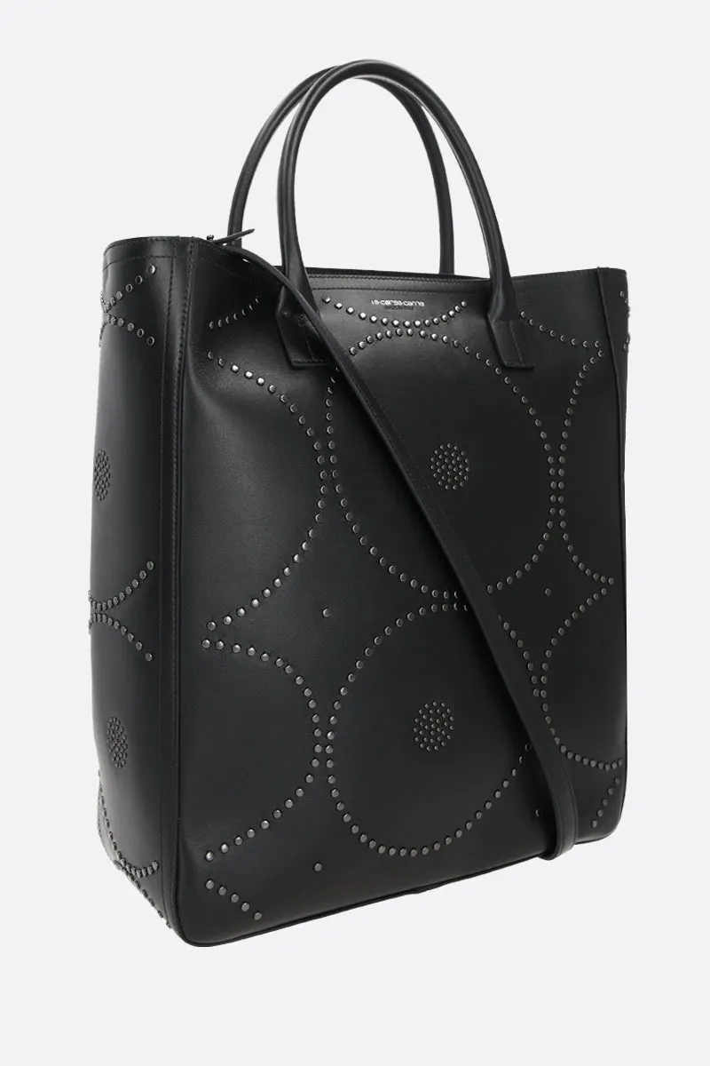 Tresor medium smooth leather tote bag