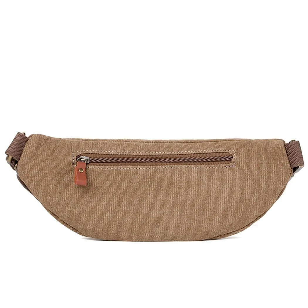 TRP1513 Troop London Classic Canvas Waist Bag (Brown)