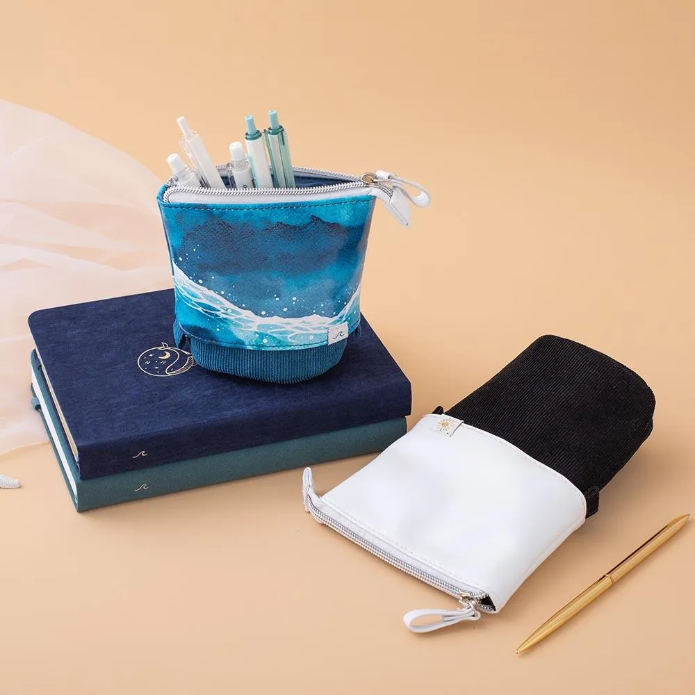 Tsuki 'Ocean Edition' Pop-Up Pencil Case ☾