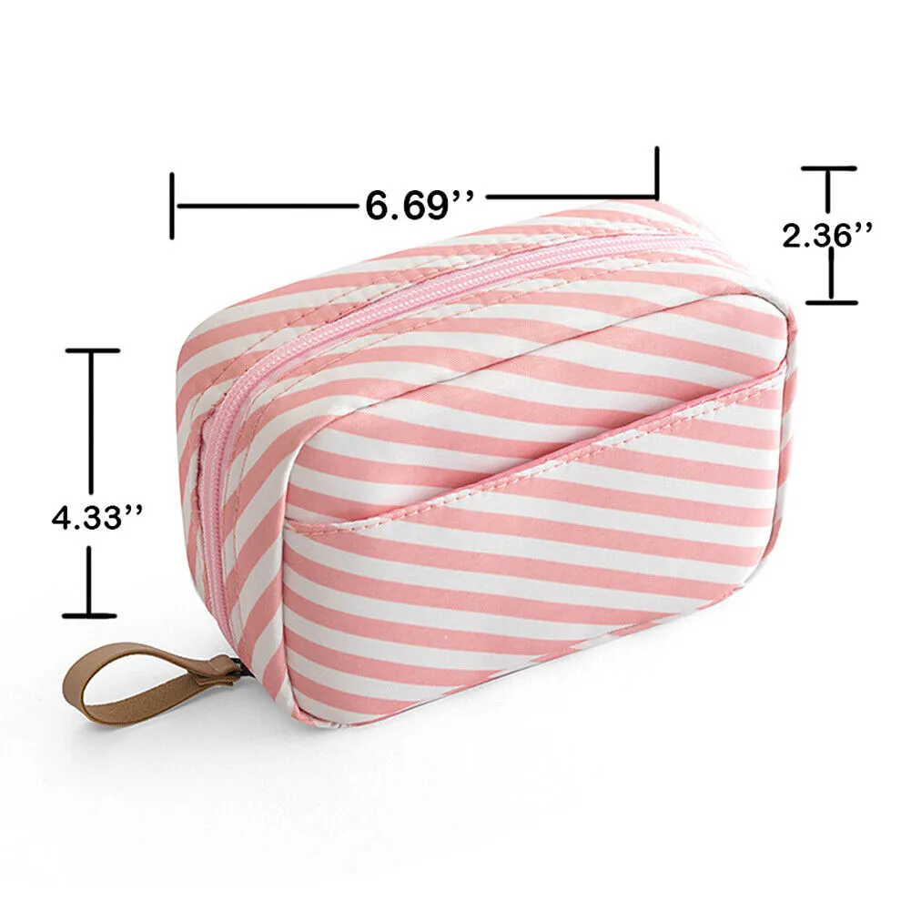 US Mini Travel Toiletry Storage Cosmetic Bag Beauty Zip Makeup Organizer Pouch