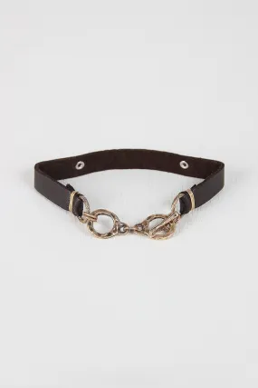 Vegan Leather Faith Hope Love Bracelet