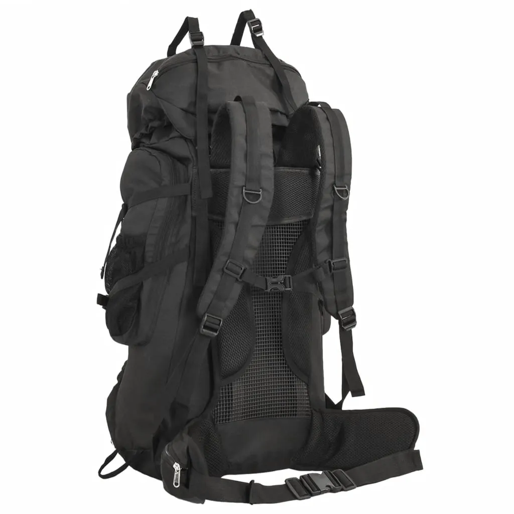 vidaXL Hiking Backpack Black 80 L Oxford Fabric