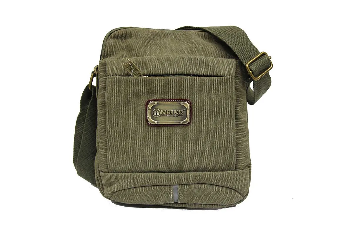 Vintage Canvas Sling Bag Messenger Bag for Tablet