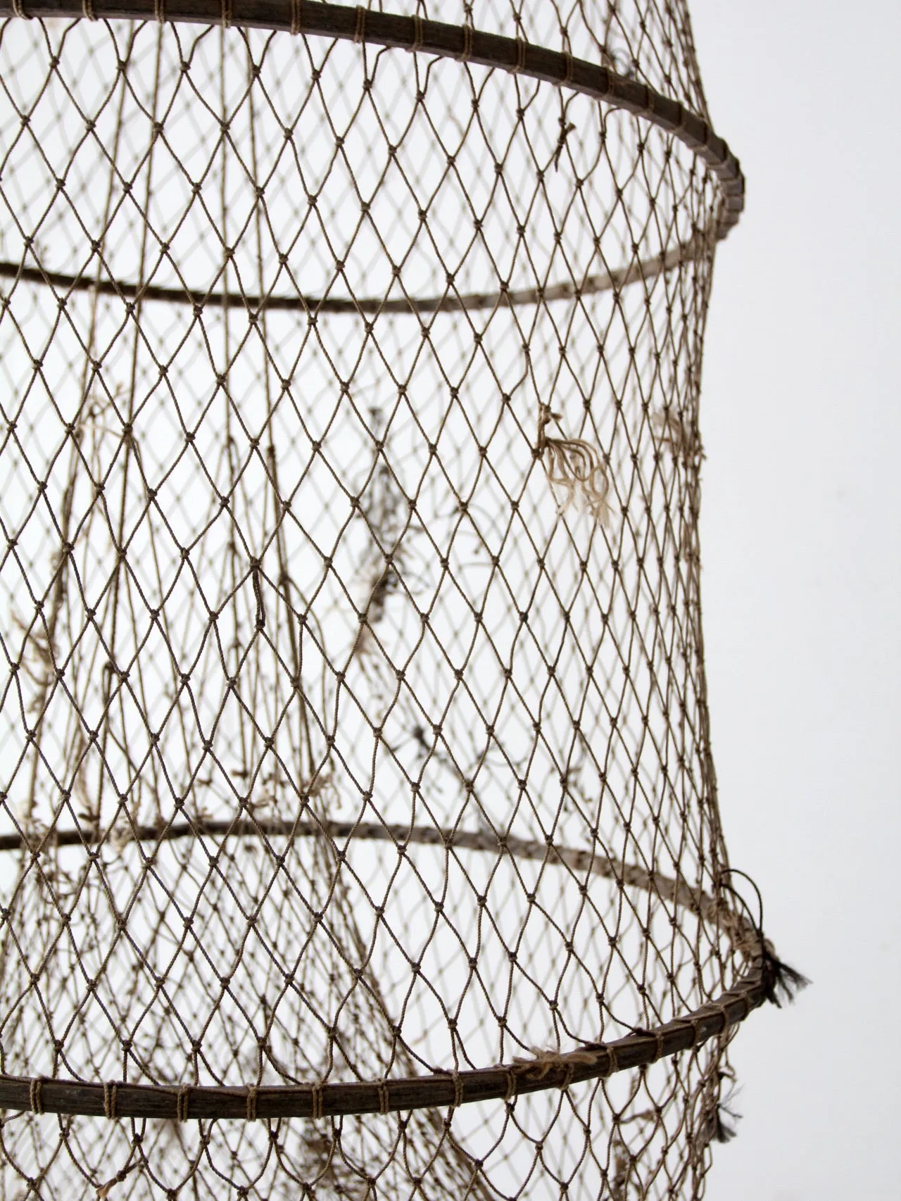 vintage fyke net, XL fishing net