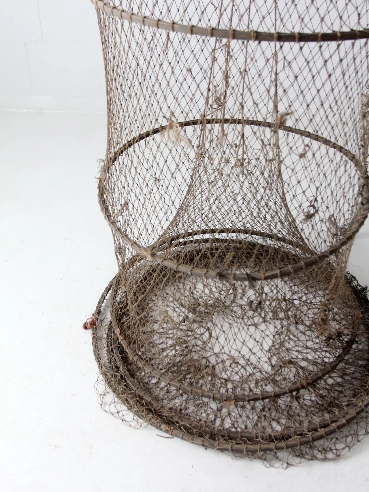 vintage fyke net, XL fishing net