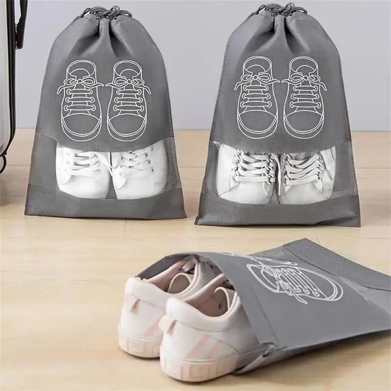 Waterproof Shoe Storage Bag Set - 5pcs Travel Organizer