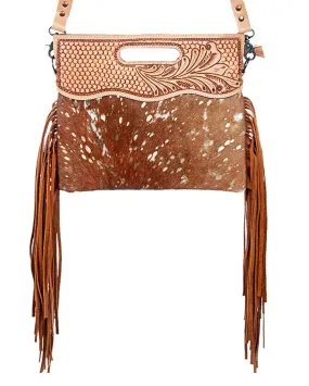 Women's Fringed Charm Purse