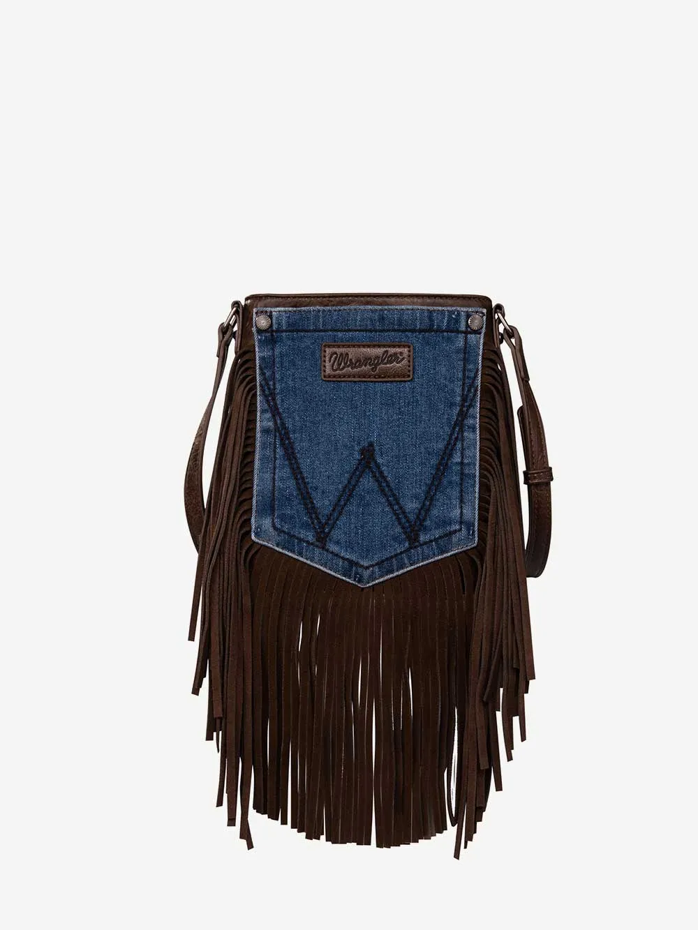 Wrangler Denim Fringe Crossbody