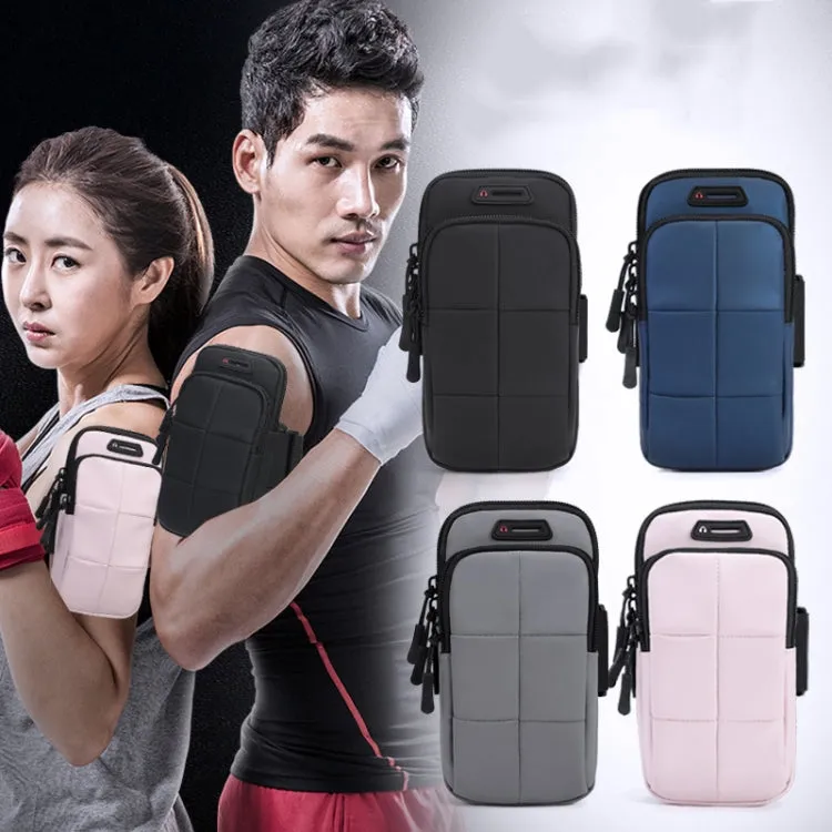 X3022 Sports Running Mobile Phone Arm Bag Fitness Waterproof Wrist Bag(Blue)