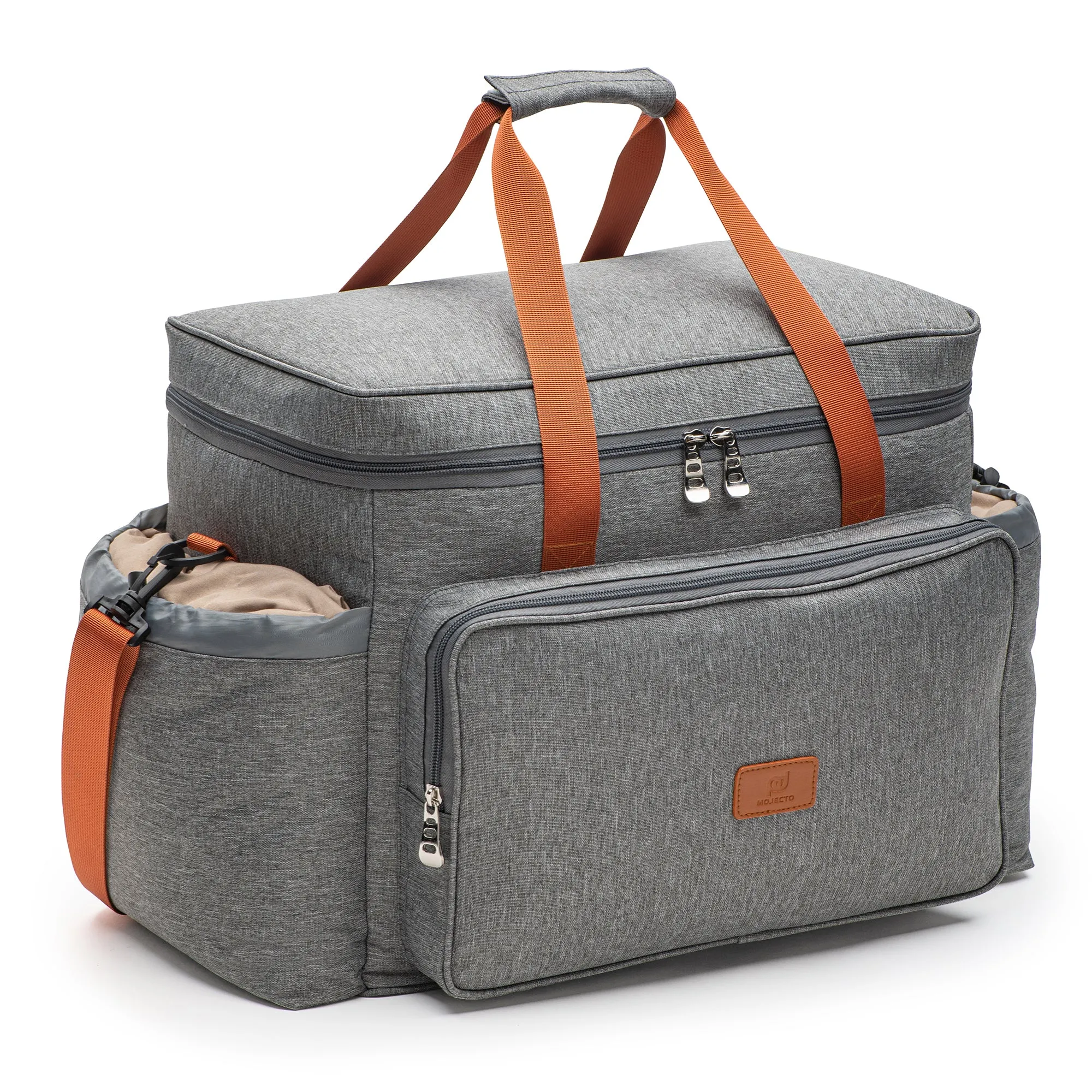 XX-Large Cooler Bag with Hard Bottom (16x13x10 in). Heavy Duty Fabric, Thick Foam Insulation, Heat Sealed Liner.