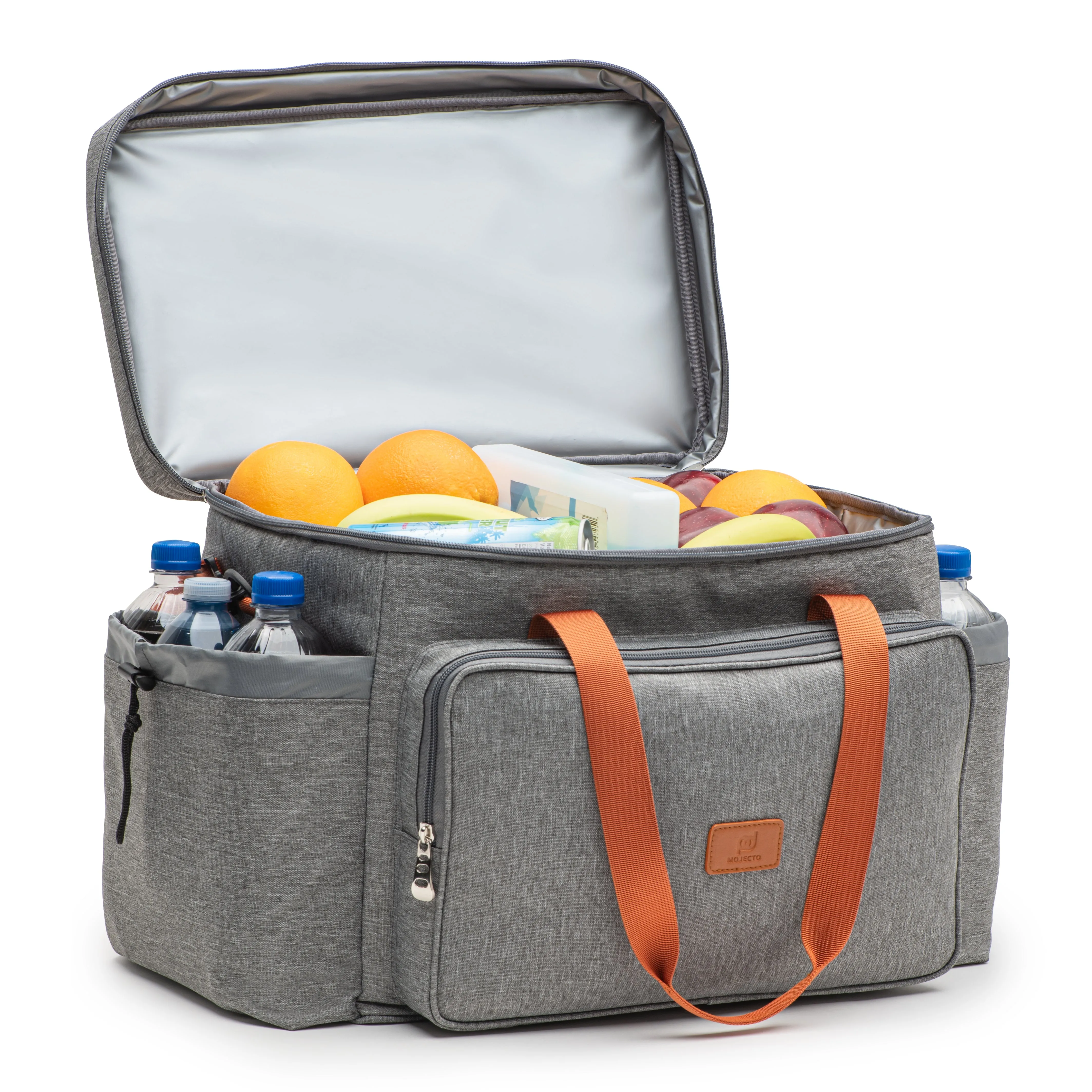 XX-Large Cooler Bag with Hard Bottom (16x13x10 in). Heavy Duty Fabric, Thick Foam Insulation, Heat Sealed Liner.