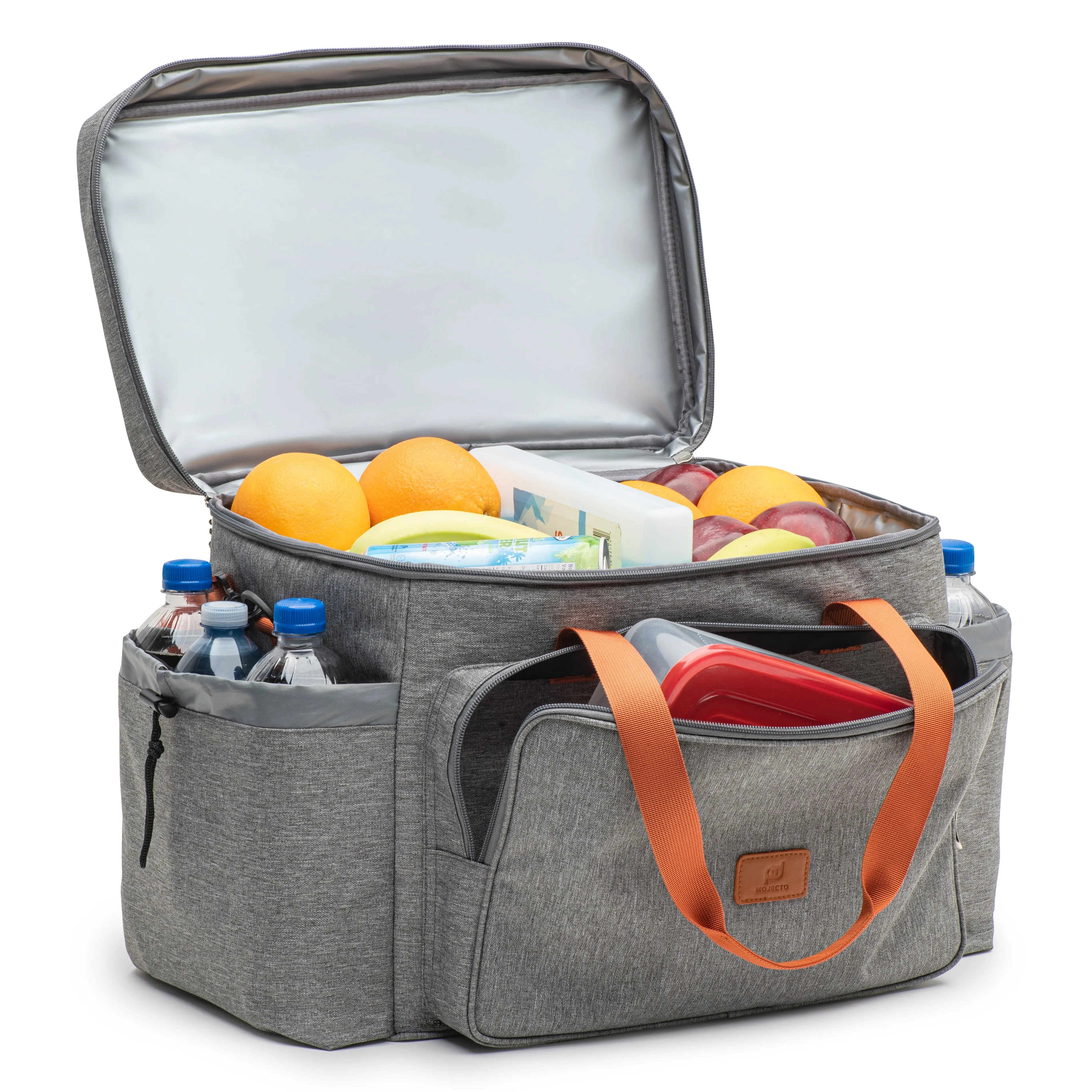 XX-Large Cooler Bag with Hard Bottom (16x13x10 in). Heavy Duty Fabric, Thick Foam Insulation, Heat Sealed Liner.